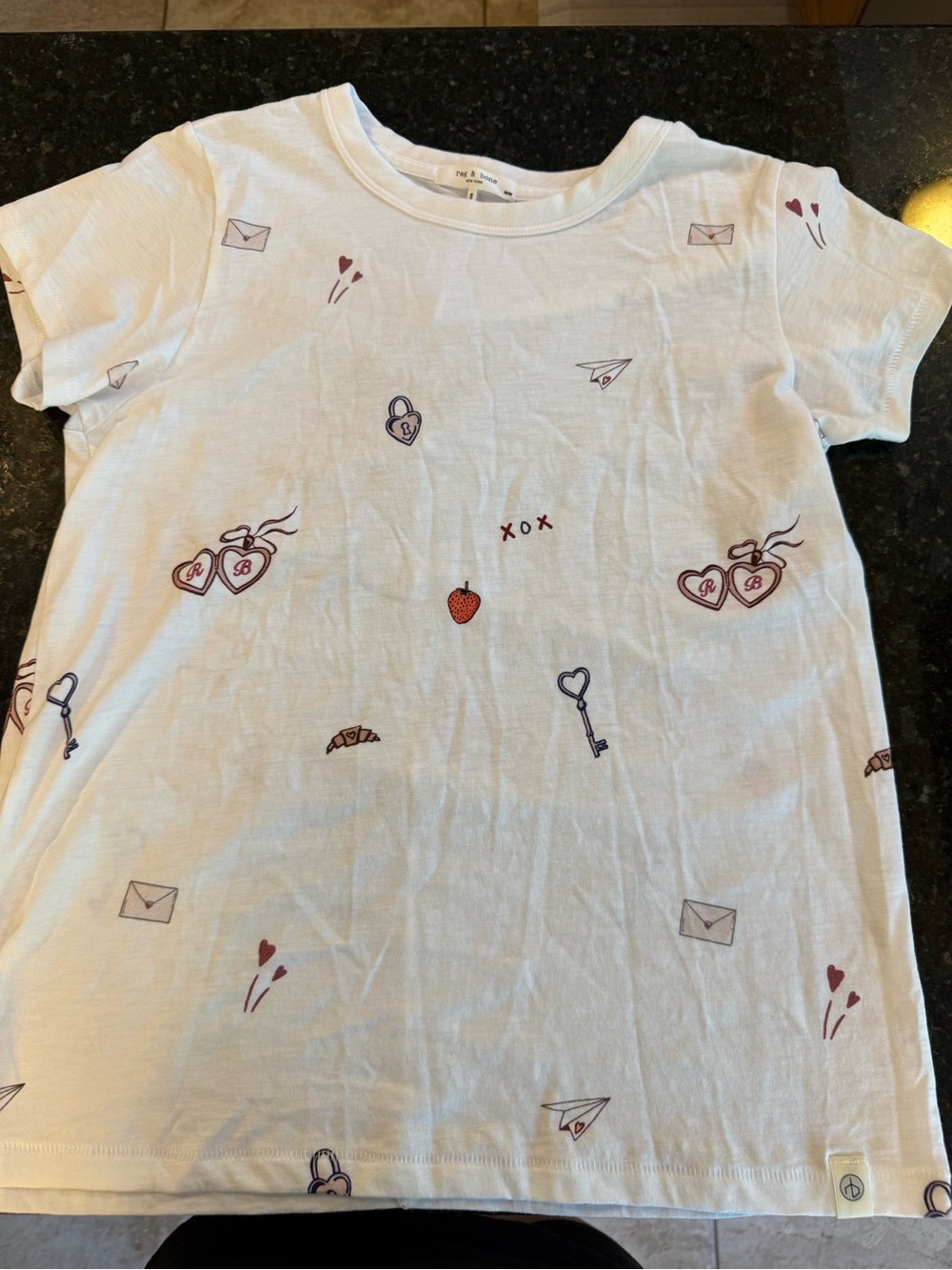 Women’s Rag and Bone Valentine Print Prima Cotton Shirt